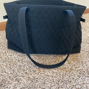 Vera Bradley Black Quilted Tote